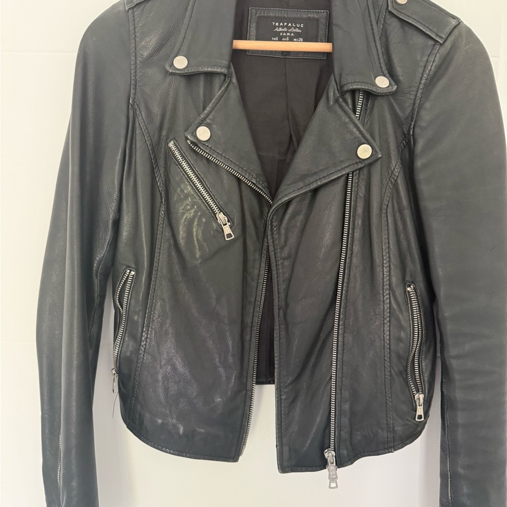 Women's Black Leather Jacket